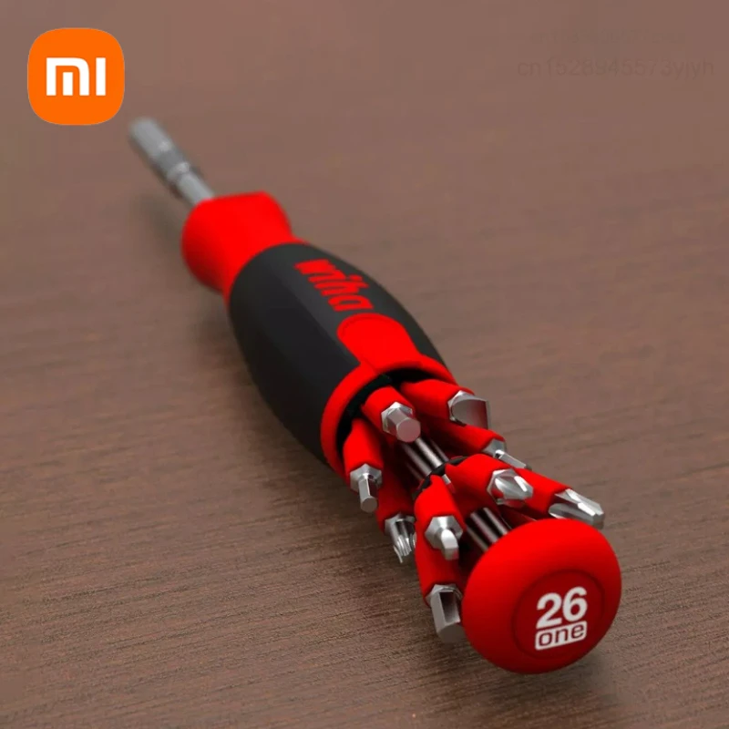 

Xiaomi Wiha Screwdriver 26-in-1 Kit with Hidden Magazine Design Precision Chrome Vanadium Steel Dual-end Bit Household DIY Tools