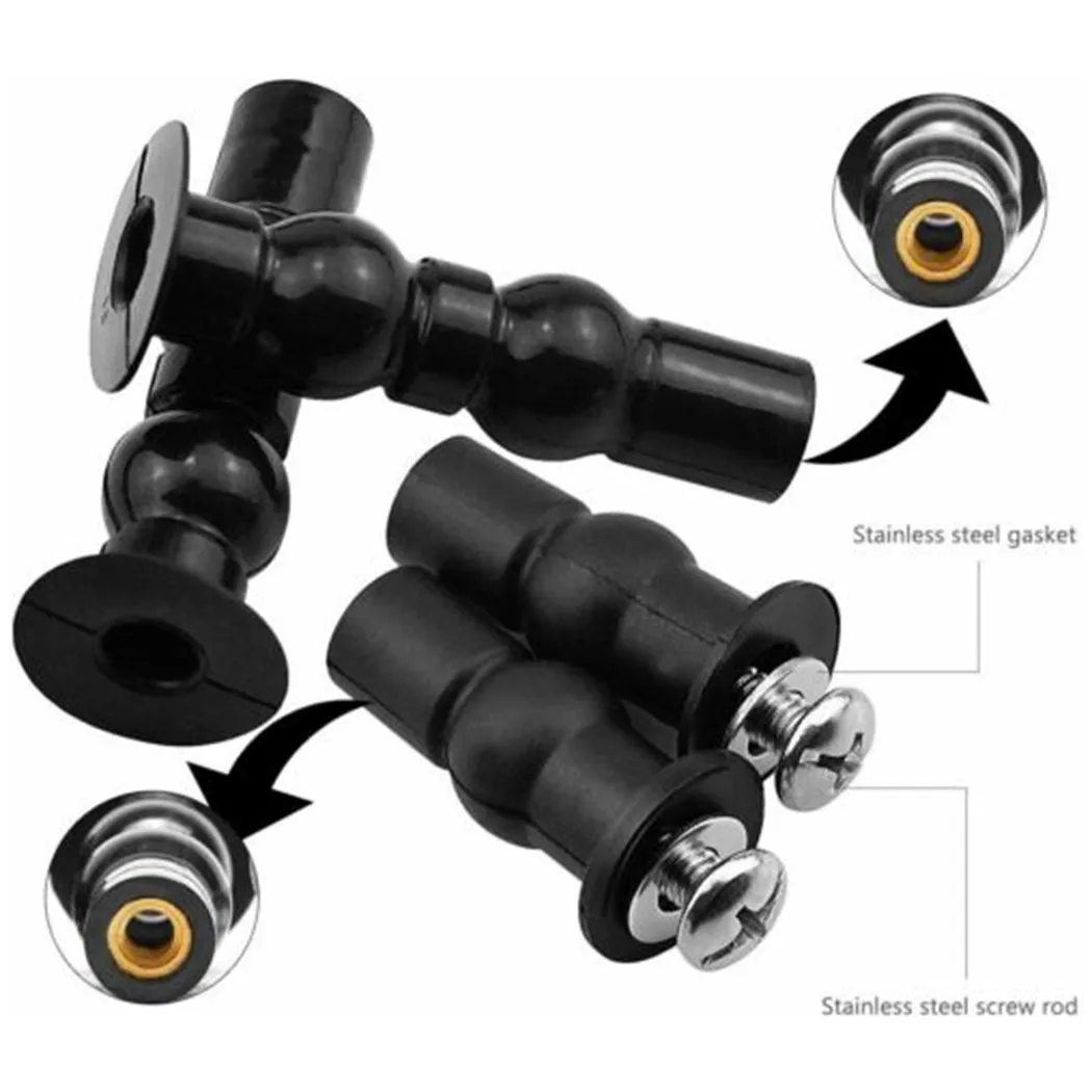 Toilet Seat Fixing Bolt Replacement Kit with Back Nuts 7 5cm Screws Washers Suitable for TOTO and Standard Toilets