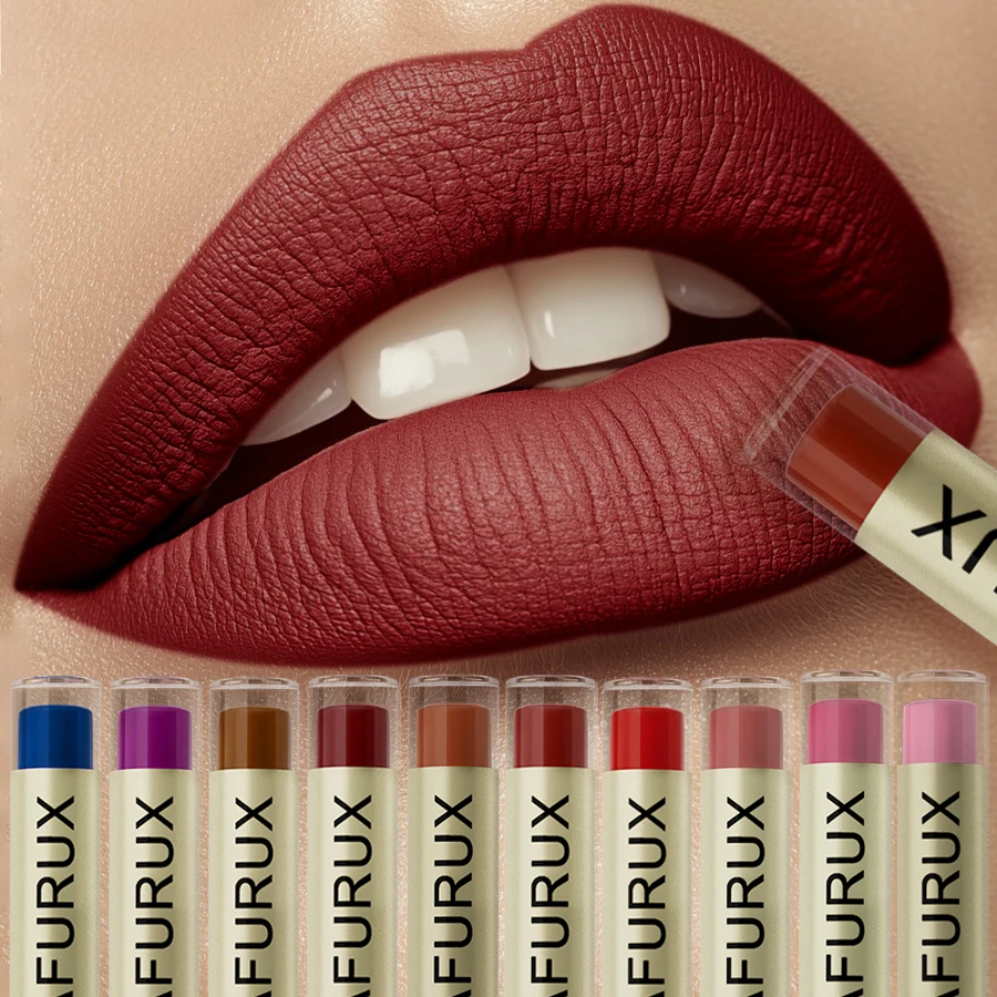 20 cores sexy de longa duração veludo fosco brilho labial batom líquido maquiagem labial vermelho rosa marrom copo antiaderente à prova dwaterproof água esmalte labial