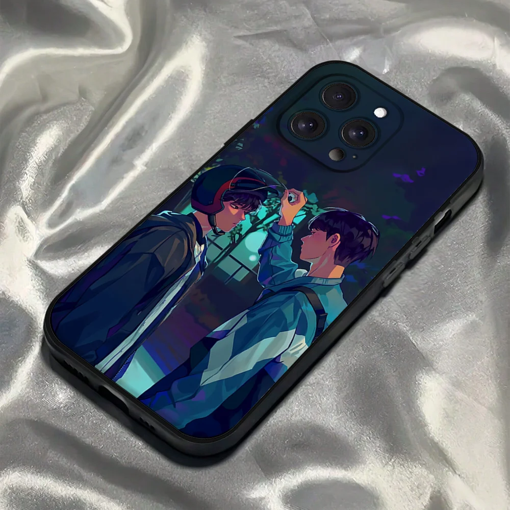 حافظة هاتف W-Weak-Hero Class 1 لهاتف آيفون 16 15 11 13 14 Pro Max 7 8 Plus X Xr Xs Max 12 حافظة غطاء أسود صغير #2