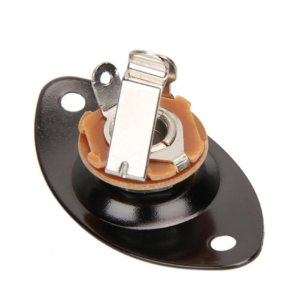 

3 Sets Vibration Pickup Jack Bass Accessories Guitar Input Replace Output for Electric Zinc Alloy Parts