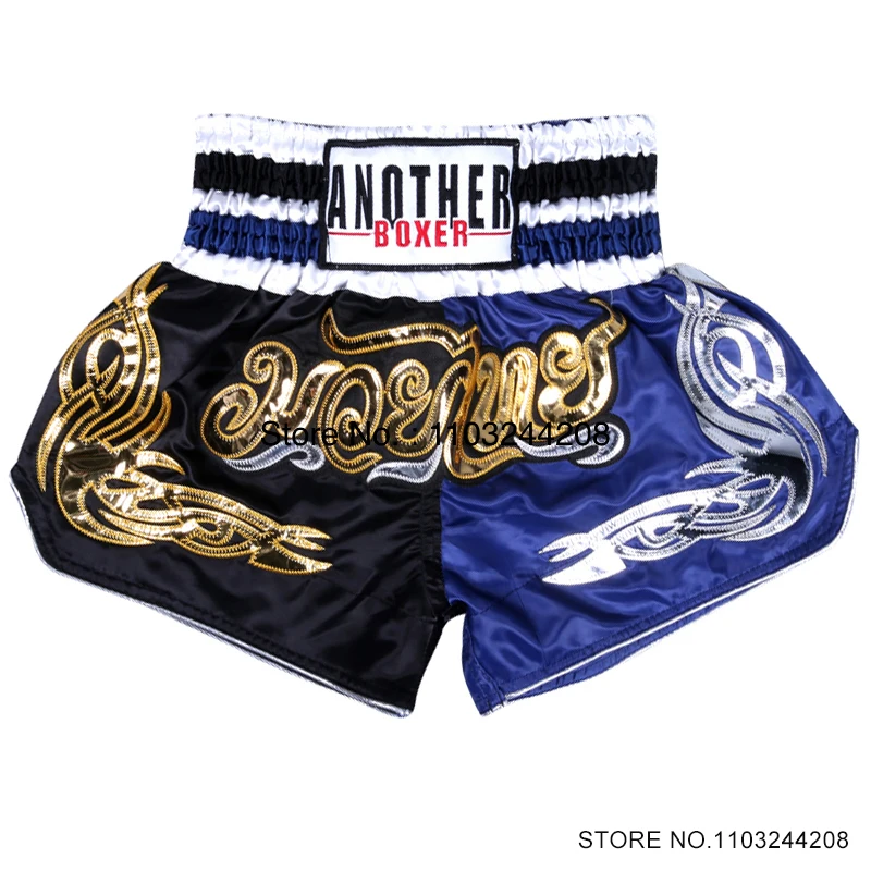 Men's Muay Thai Shorts Thai Boxing Shorts Child Women Gym Fitness Martial Arts Grappling Kickboxing Cage Fighting Training Pants