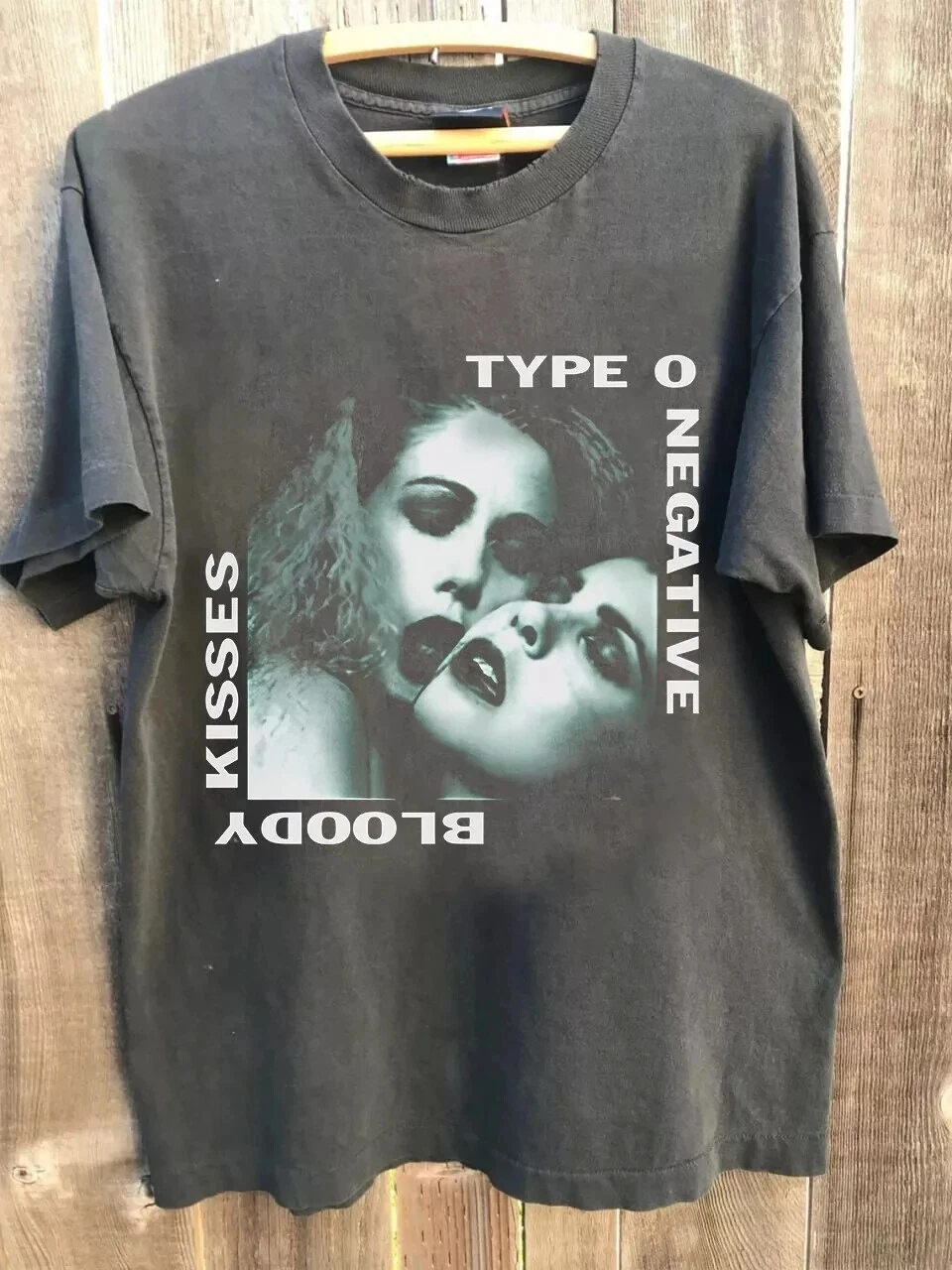 Summer Women's Retro Type O Negative T-Shirt Unisex Cotton and Breathable Short Sleeve Streetwear Oversized Loose Casual