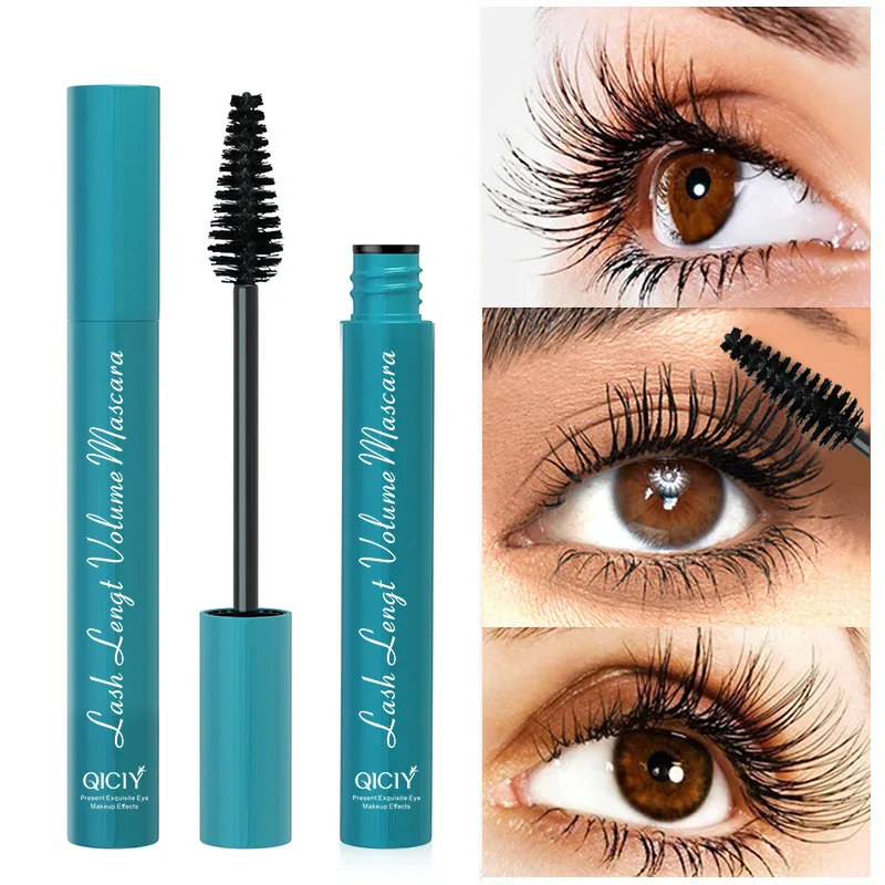 Durable Black Mascara: Volumizing & Lengthening Without Clumps | Water-Resistant, Smudge-Proof Blend for Nourished, Supple Lashe