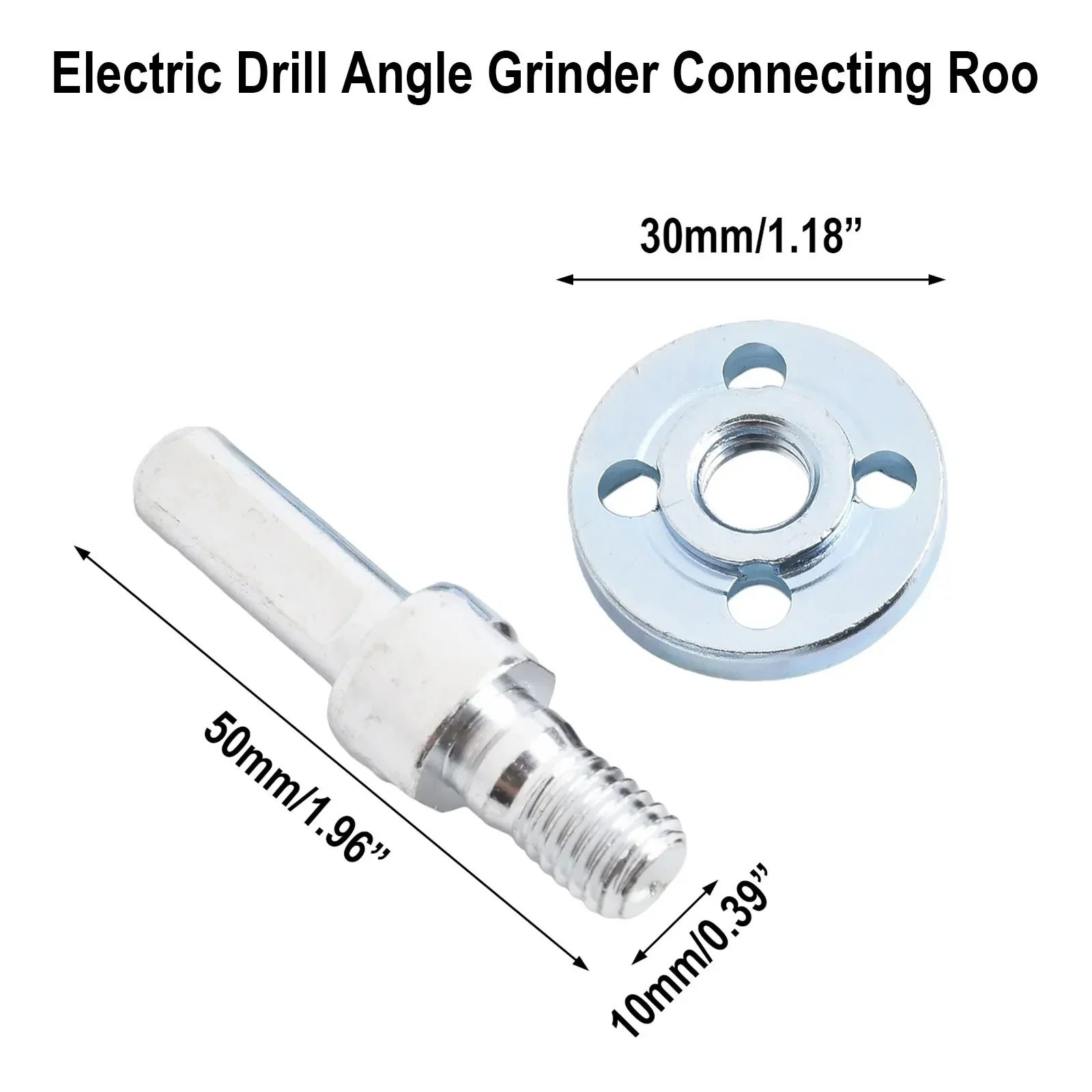 Adaptador de amoladora angular, taladro eléctrico a amoladora angular, accesorios de adaptador de biela, piezas de convertidor de herramientas eléctricas de 10mm