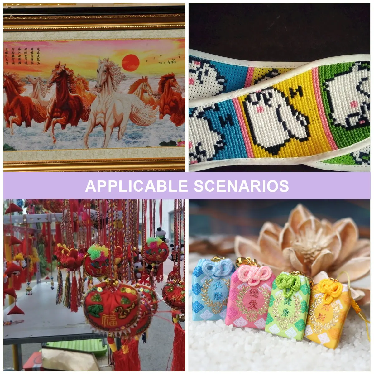 

2pcs Embroidery Frame High Quality Durable Fixing Fabric Cross Stitch Ring Diy Crafts Wall Decoration Gift For Beginners