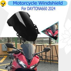 For Daytona 660 DAYTONA660 2024 2025 NEW FRONT WINDSHIELD Double Bubble Windshield Motorcycle Accessories