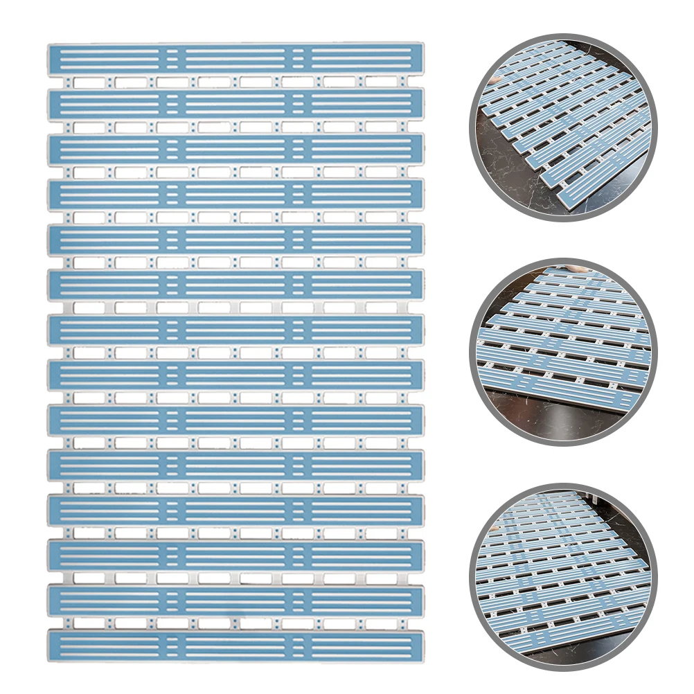 

Anti Slip Shower Mat Bathroom Suction Cup Non Slip Bathmats Bathtub Floor Accessories Home Living Bedroom Playroom Nursery Safe