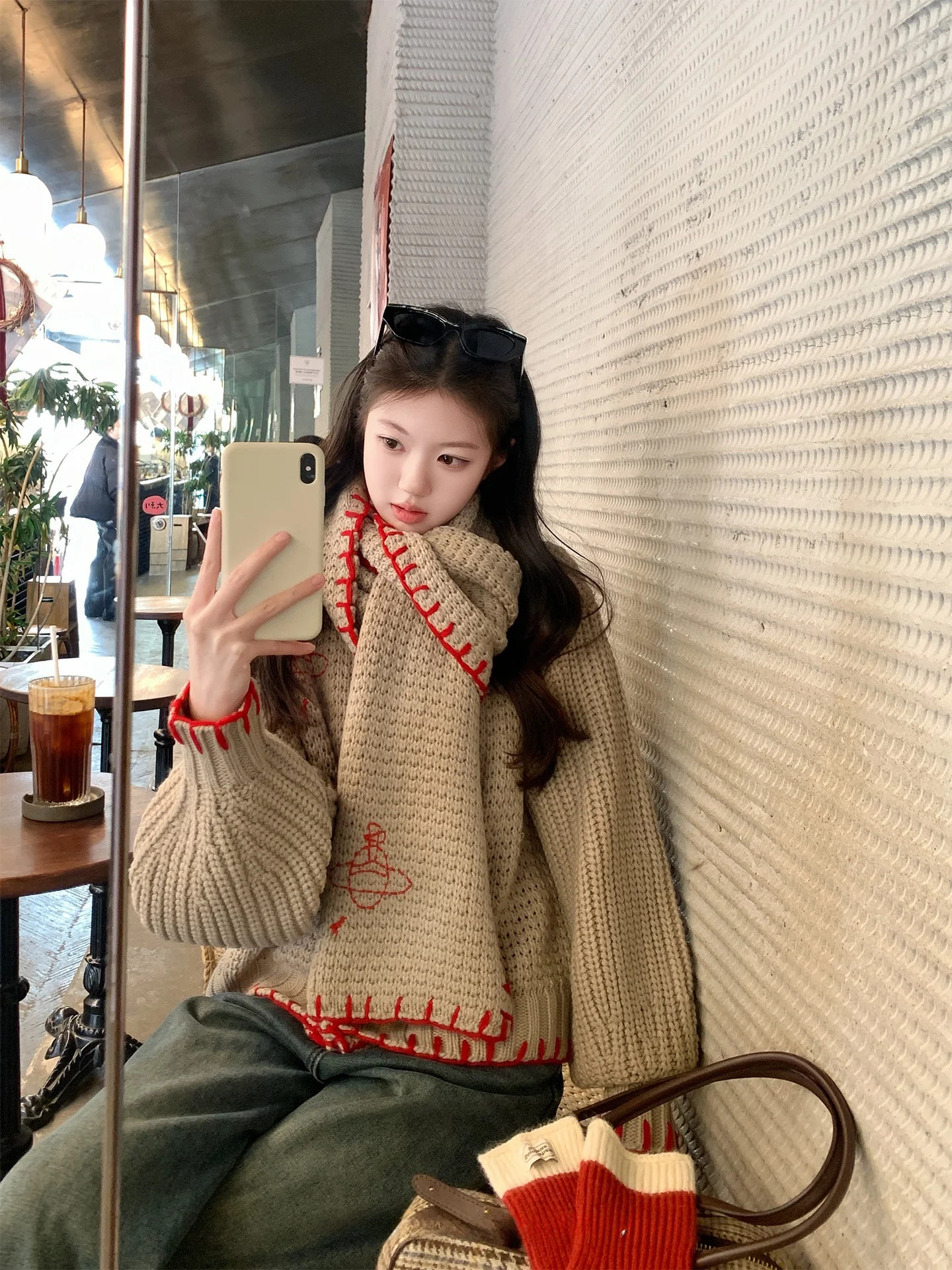 

Blue West Women's Knitted Cardigan Long Sve round Ne Button up Slimming Sweater Loose Fit Winter Faion Ladies' ...