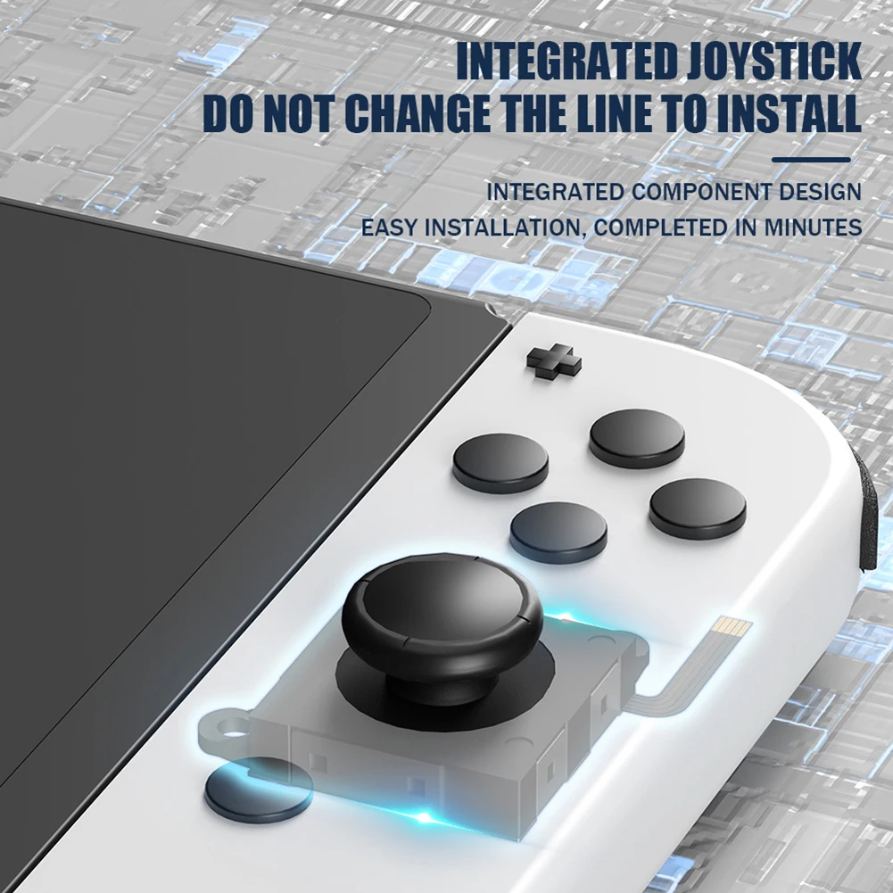 Hall Sensing Joystick No Drifting Hall Electromagnetic Stick Higher Sensitivity Hall Controller for Nintendo Switch/OLED/Lite