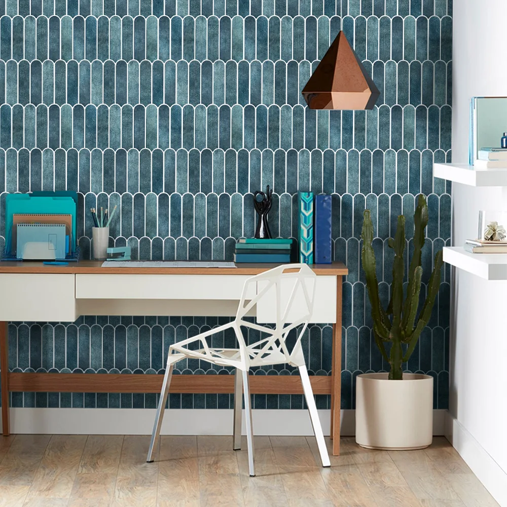 5/10pcs Fish Scale PVC Wall Stickers, 30 X 30 Cm, Self-adhesive Wall Panels, Easy to Install, Interior Decoration.