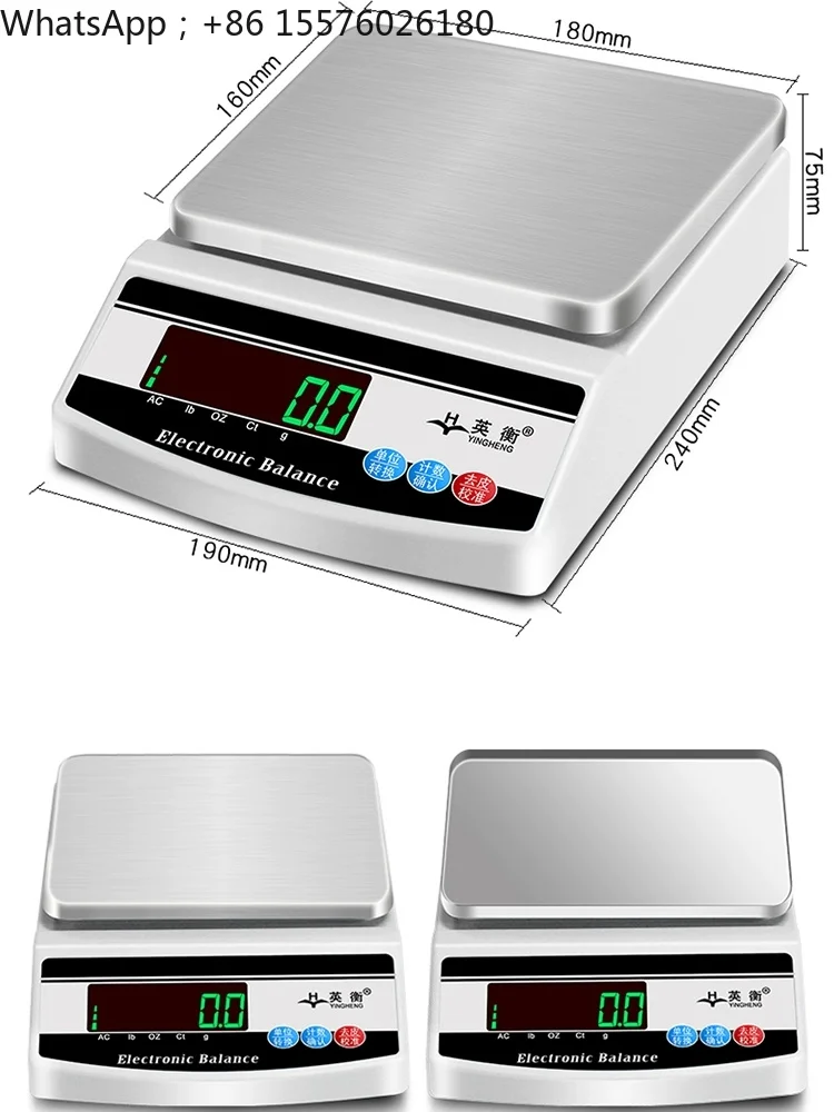 Electronic Scale 0.1 Precision Electronic Balance  0.01g Jewelry  Gold Gram Precision Laboratory