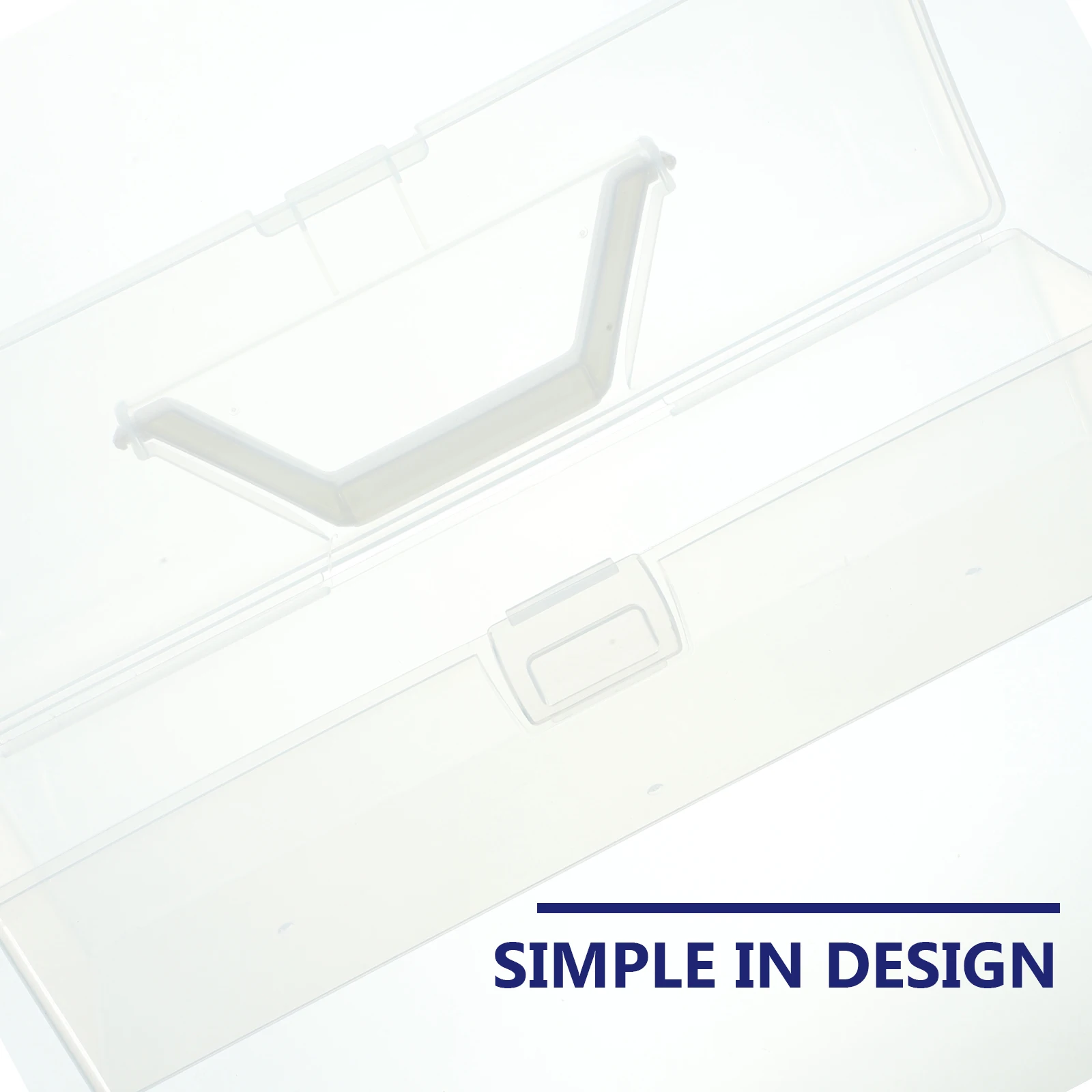 

Clear Portable Storage Box For Painting Brushes Handheld Pen Organizer Transparent Paint Brush Case Light Practical With