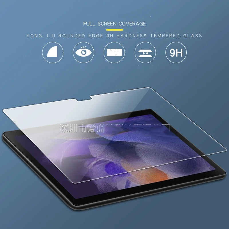 HD กระจกนิรภัยสำหรับ Samsung Galaxy Tab A9 PLUS แท็บเล็ต11นิ้ว2023ป้องกันหน้าจอ2.5D ฟิล์มป้องกันระดับพรีเมี่ยม9ชั่วโมง