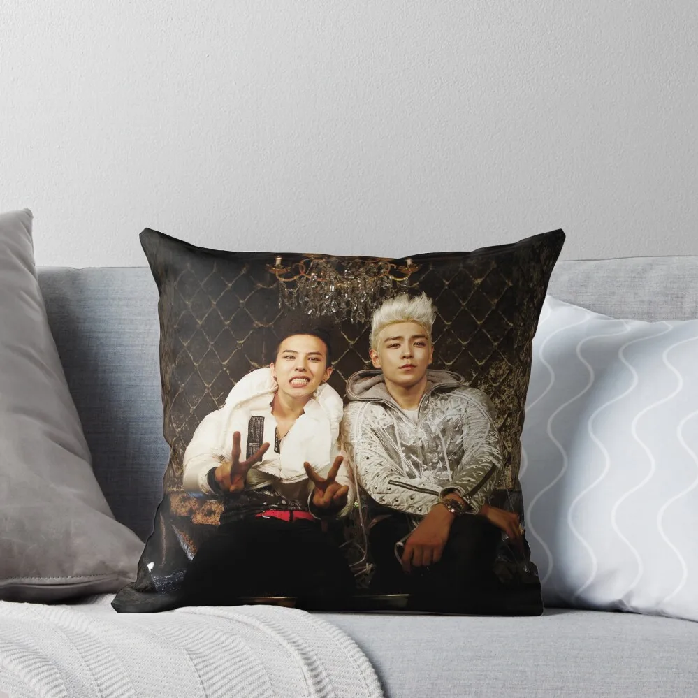

BigBang GD&TOP Kpop Big Bang Top G Dragon Throw Pillow Luxury Cushion Cover luxury sofa pillows Sofa Cushions Covers pillow