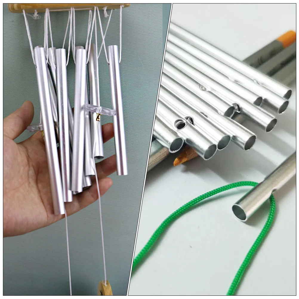 20 ks vítr chime materiál náhrada trubek DIY zvonkohra pro venku vytváření zásoby aluminium hudba