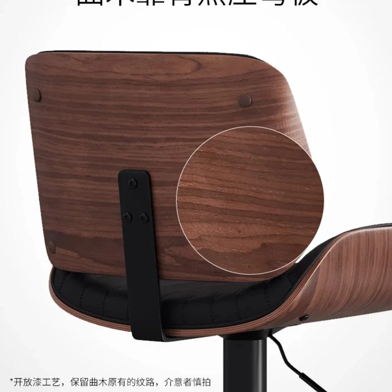 Chaises de Bar réglables en métal et bois, tabouret de luxe à dossier avant, salle à manger, cuisine, île ergonomique, Silla Alta Para Barra, meubles de Bar