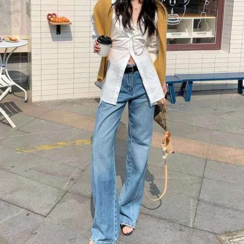 

Lace Patchwork Long Sleeved Shirt for Women in Spring and Summer, with Straps and Exposed Waist, Fashionable Temperament Top