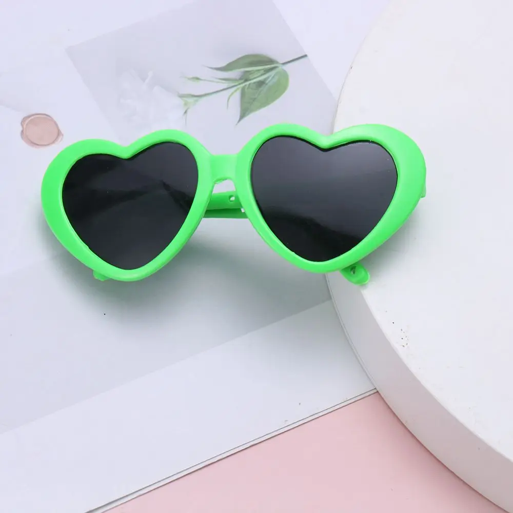 New Cute Multicolor Sun Flower Shaped Doll Glasses Eyeglasses Sunglasses For 60CM Dolls Dress Up Accessories