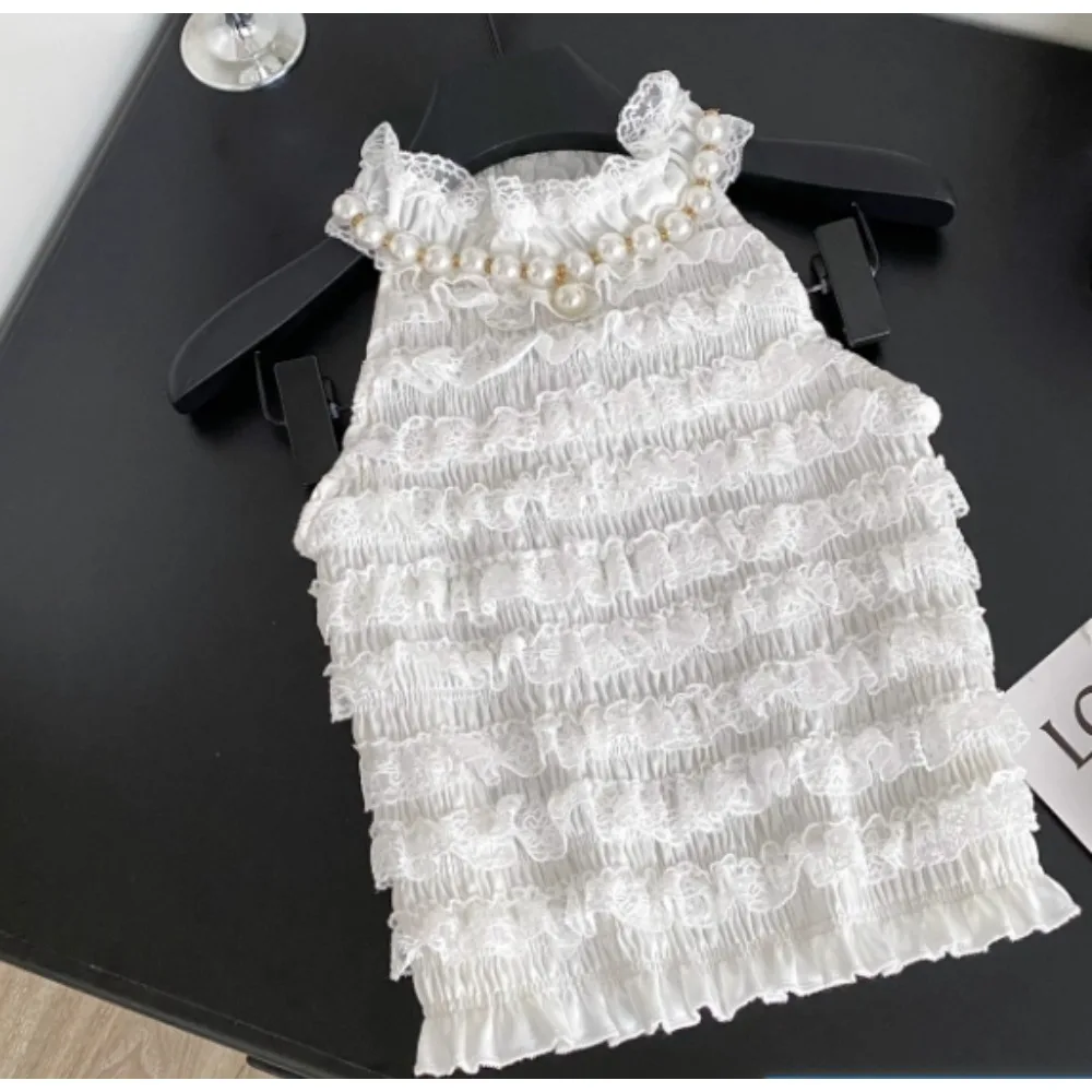 

Women Chic Beading lace halter Camis Tank Top Slim Basic Sexy Korean Fashion Sleeveless Tops Women Top