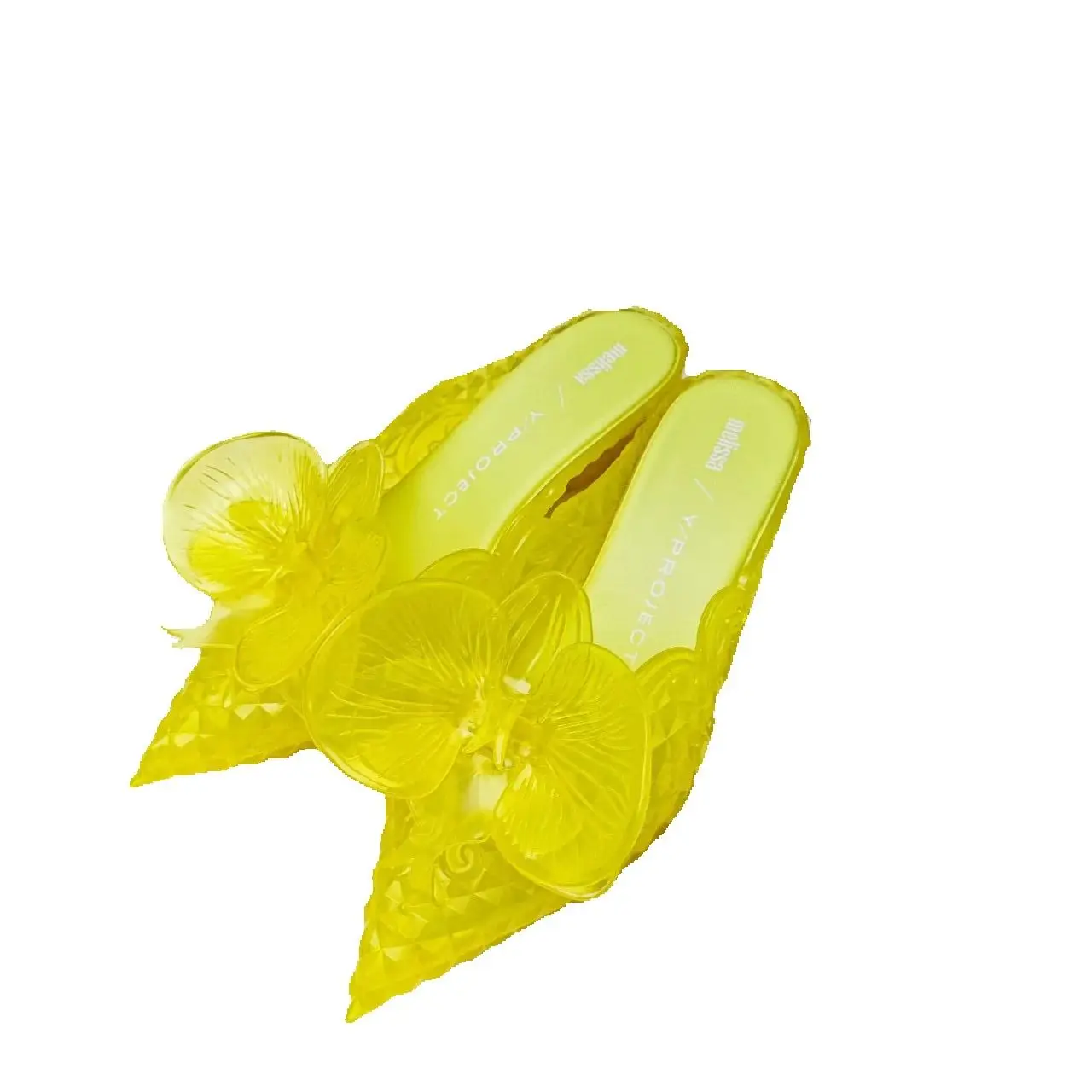 

Melissa Woman Pointed Toe Women Sandals Fashion Singbacks Mules Shoes Ladies Elegant Low Heel Stripper Party Sandalias