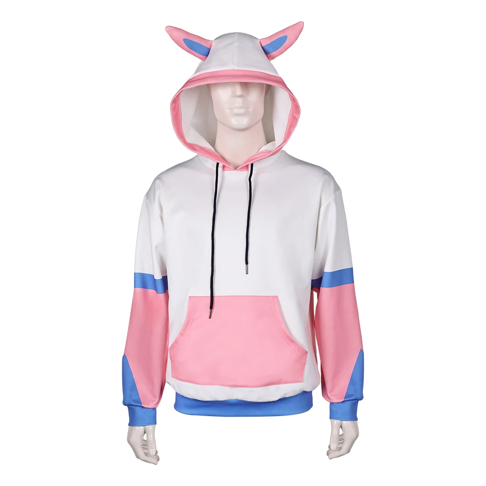 Women Melpaca Cosplay Hoodies Outfits Game Pal Cosplay World Disguise Pullover Costume Female Hooded Streetsuit Halloween Suits