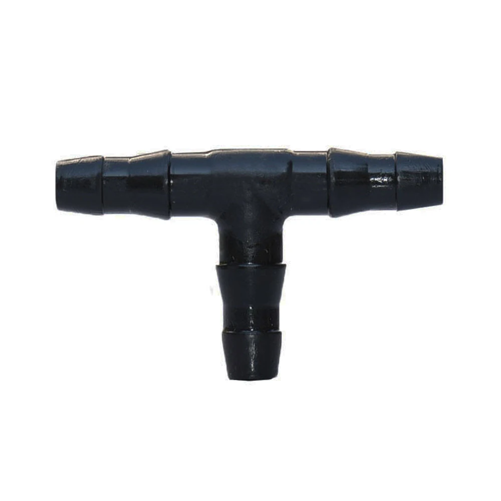 

Wxrwxy 1/4" Tee Connector Barbed 4/7mm Mist Connector Garden Hose Splitter Hose Irrigation 1/4" The Hose Adapter 200Pcs