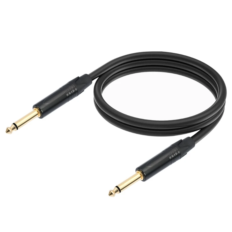 Quality Sound Transmission 6.35mm Cable 1/4inch Guitar Instrument Cable For Guitar And Sound Equipment Accessory Drop Shipping