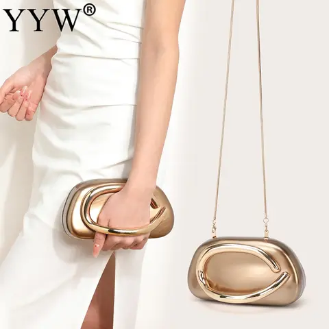 Acryl Luxe Box Clutch Handtas Voor Vrouwen Avond Banket Zakken Bruiloft Keten Crossbody Schoudertas Dames Diner Portemonnees