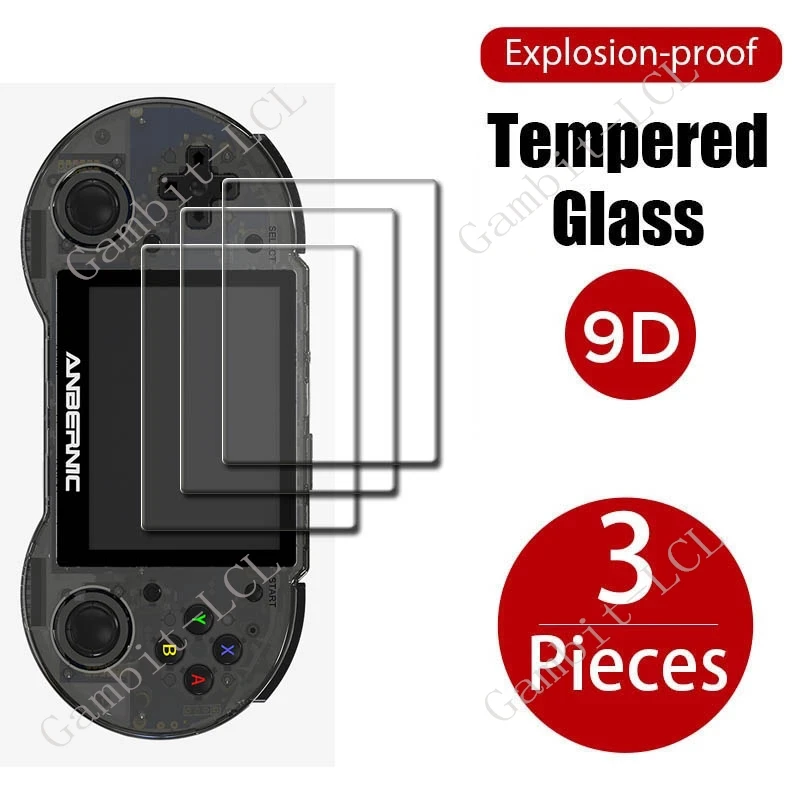 

3 шт. 9H HD закаленное стекло для ANBERNIC RG353P RG353PS 3,5 дюймов ANBERNICRG353P RG353 P игровая Защитная пленка для экрана