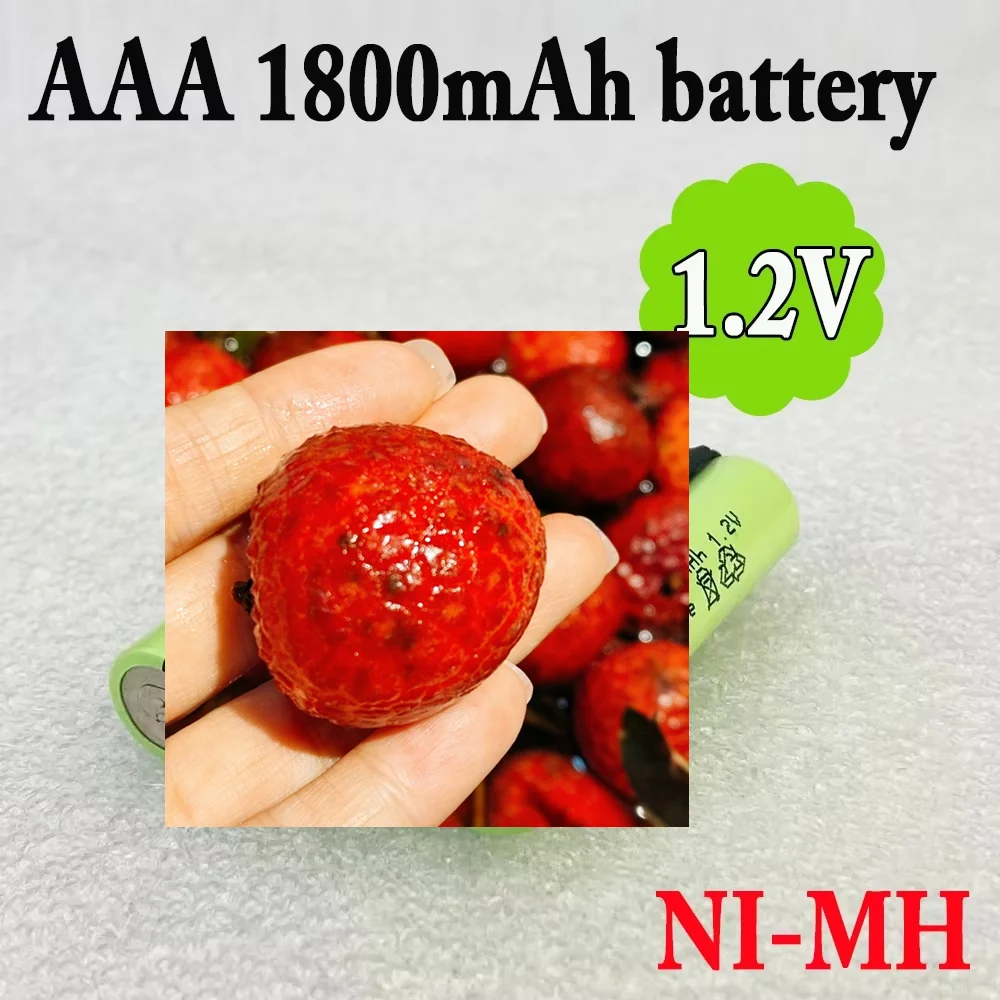 

AAA Rechargeable Battery 1.2V 1800mAh , with Solder Tabs for Philips Braun Electric Shaver, Razor, Toothbrush