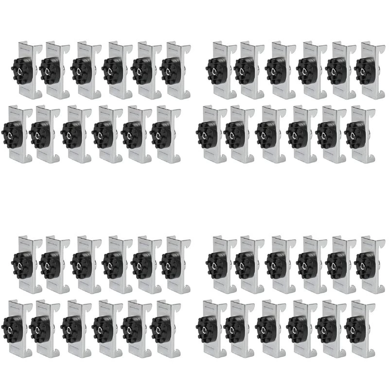 【AA86】48X Sound Isolation Clips 12Pack Sound Proofing Mounting Clips - Reduces Noise From Noisy Neighbours