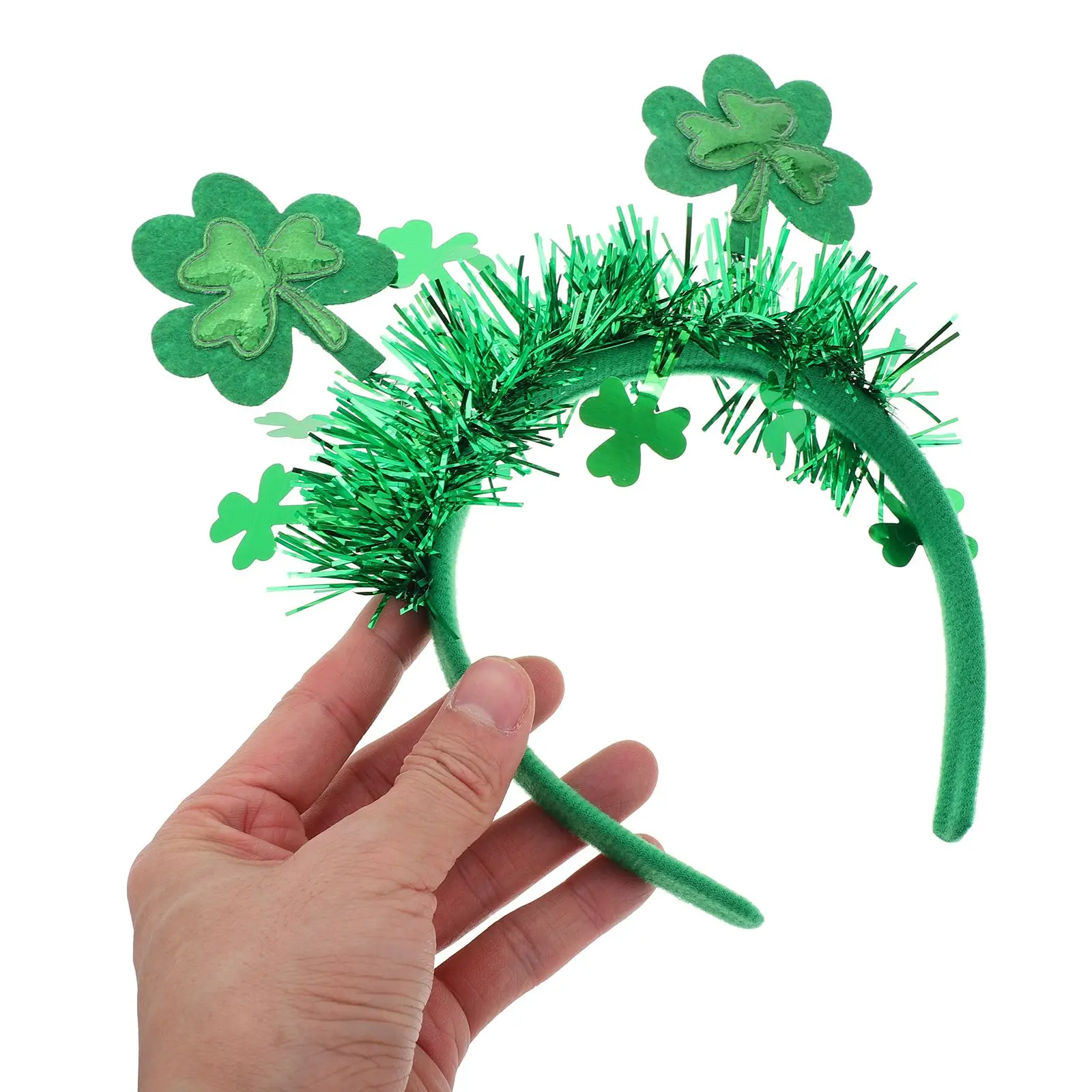 

Headband Green Headbands Celebrations Shamrock Headwear Festival Women Hair Accessories Irish Style St Patrick Day