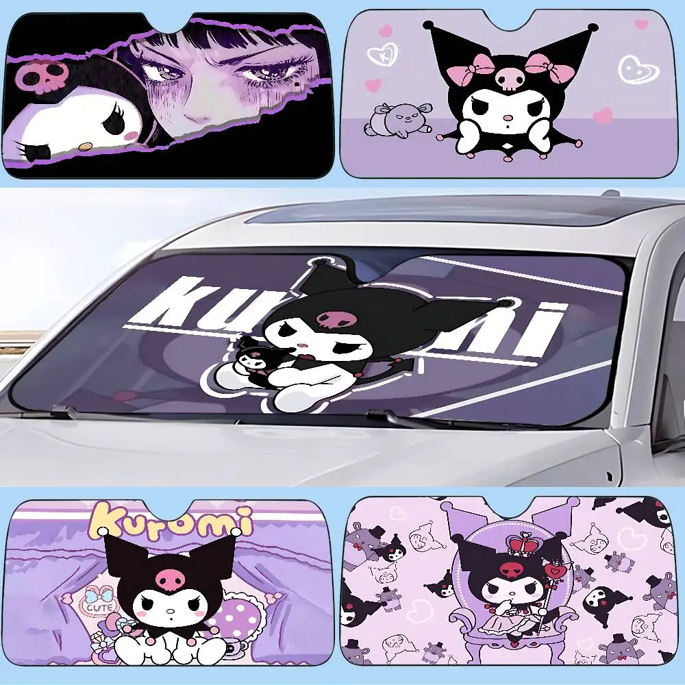 

Cartoon Character K-kuluomi Car Sunshade Curtains Sunshade Car Window Windscreen Cover Sun Shade Auto Sun Visor Car-covers