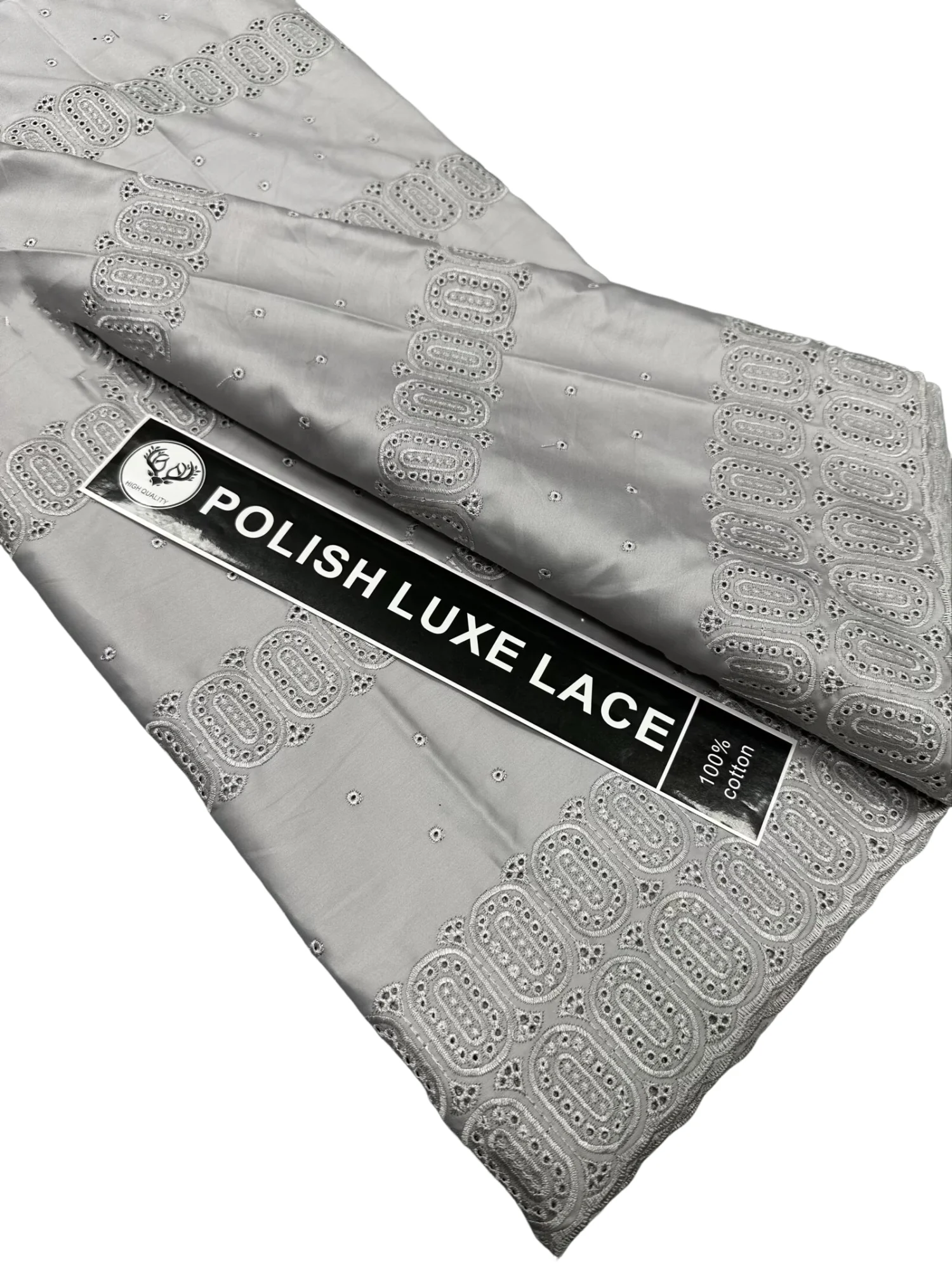 

Чистый цвет, 100% хлопок, мужская атласная вышивка, польская кружевная ткань для одежды, платьев, 5 ярдов, атласная хлопковая ткань S173-1