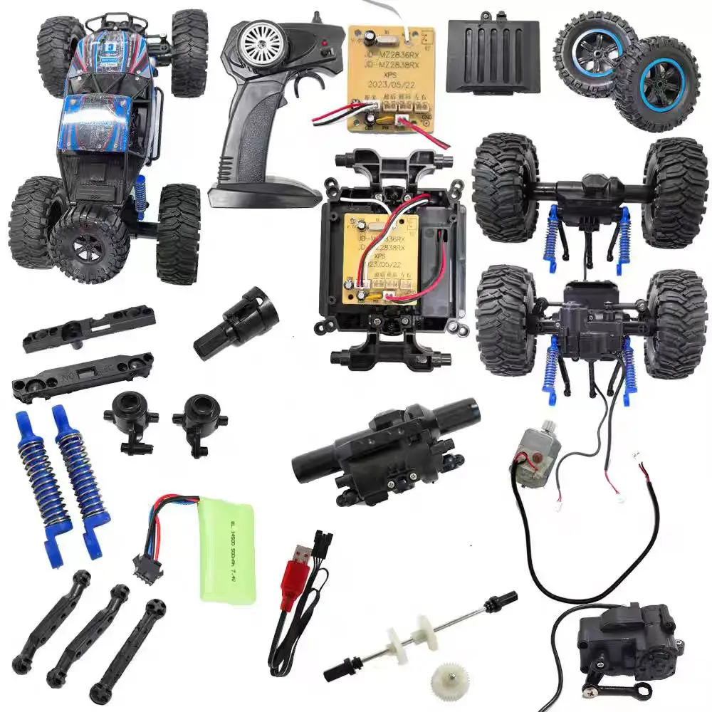 

MZ2838 four-wheel drive off-road vehicle remote control motor shock absorber tire gear steering battery cover spare parts