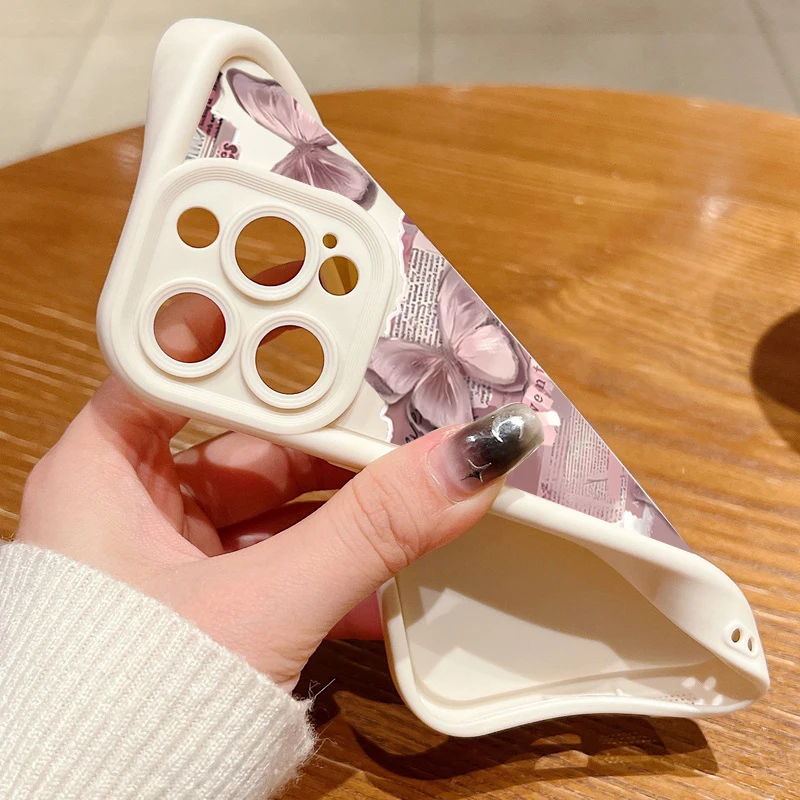 حافظة لهاتف آيفون 17 16 15 14 13 12 11 Pro Max XS X XR 7 8 Plus 16E 17 غطاء سيليكون ناعم مقاوم للصدمات بالهواء