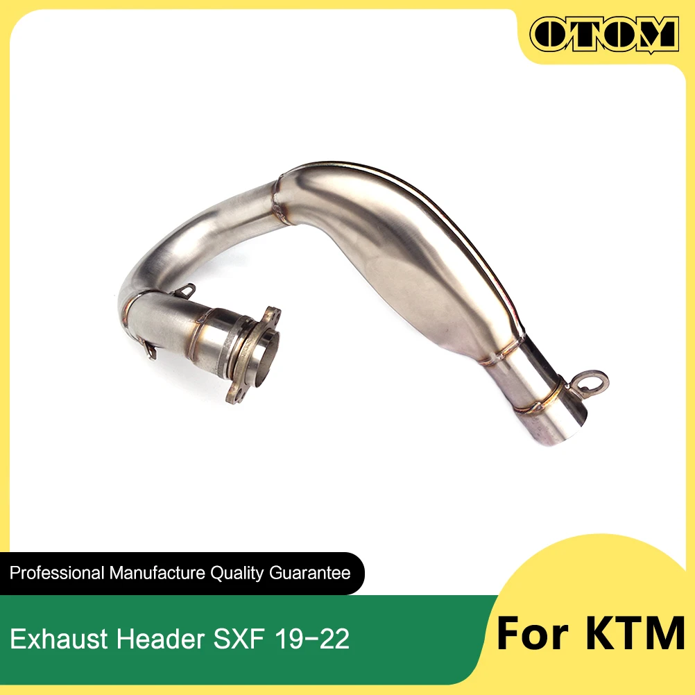 OTOM 2023 Motorcycle Exhaust Header Pipe For KTM SXF250 SXF250 PRADO SXF250 TROY LEE DESIGNS XCF250 RC4 R Pit Dirt Bikes Parts