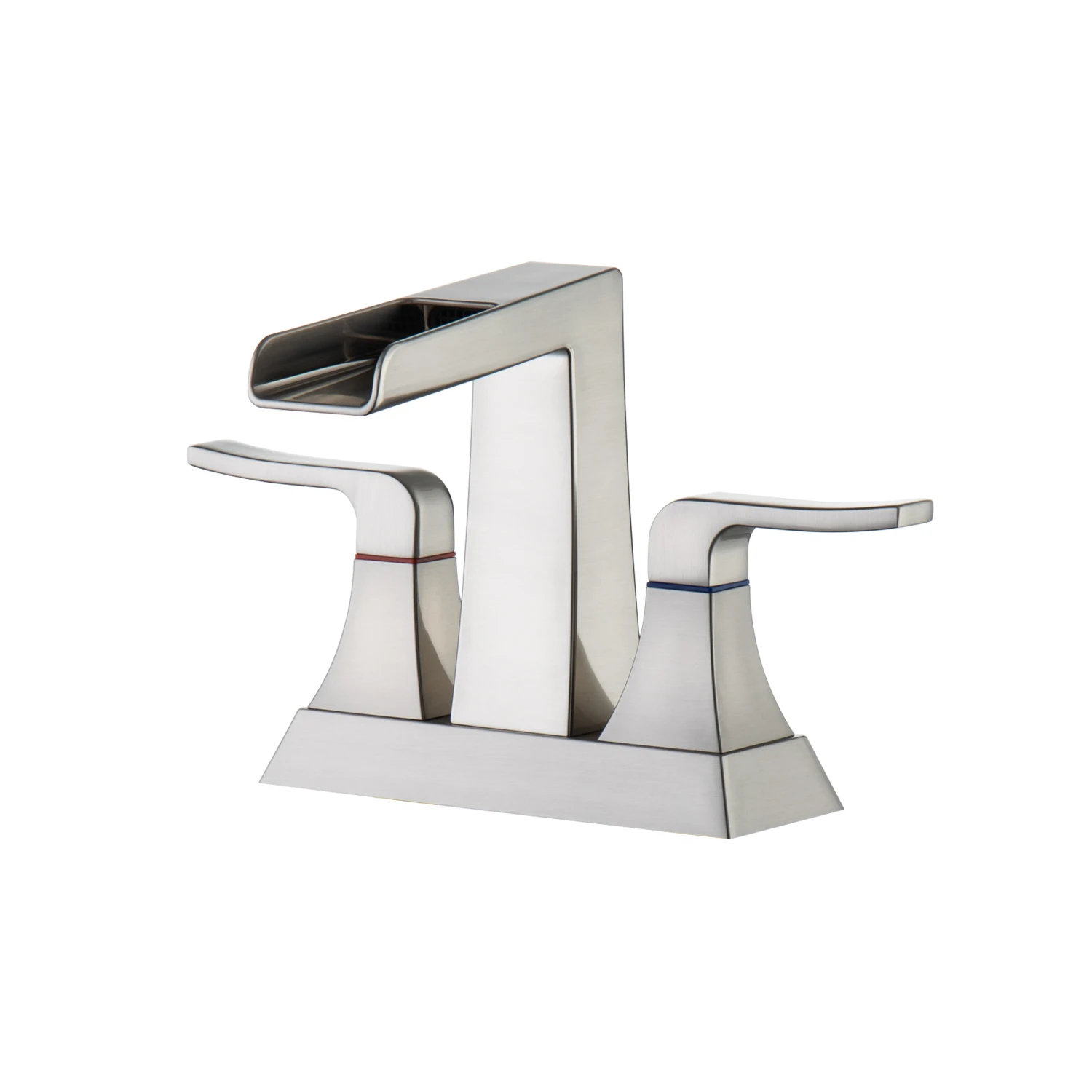 

Brushed Nickel Bathroom Faucet - Wide Spread Design