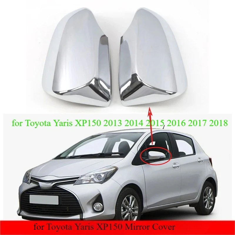 

Крышка зеркала заднего вида автомобиля, корпус зеркала заднего вида подходит для Toyota Yaris XP150 XP 150 2013 2014 2015 2016 2017 2018