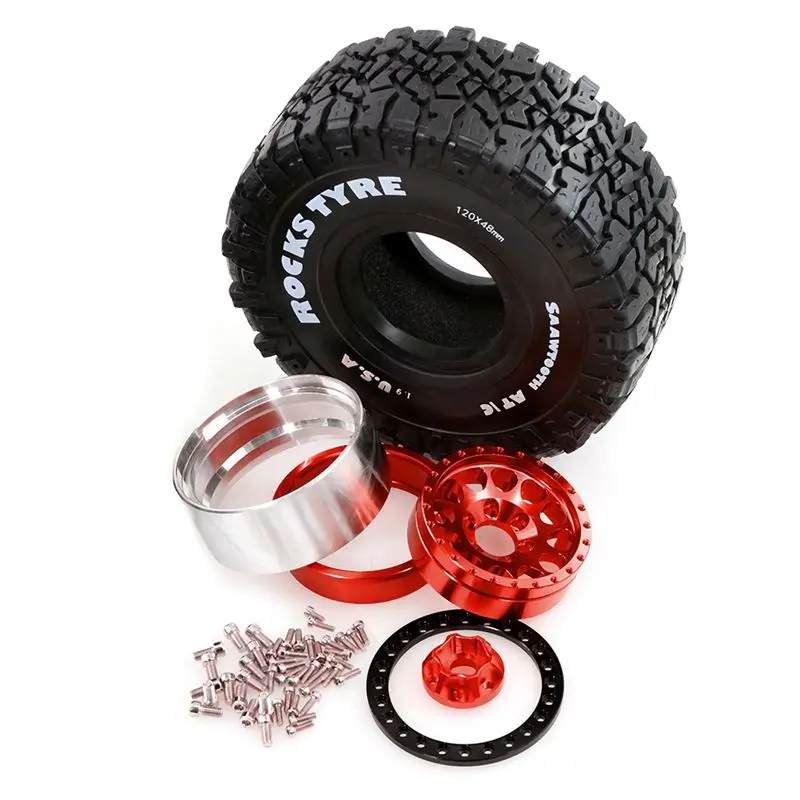 BEDW-For 1/10 RC Crawler Car 4Pcs 120Mm 1.9
