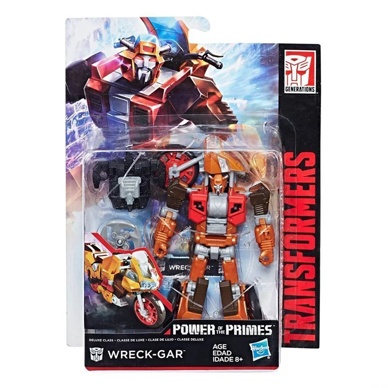 Hasbro Transformers Power of The Primes Wreck-Gar 12Cm Deluxe Class Anime Original figura de acción modelo juguete colección de regalo