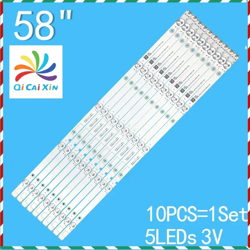 

LED backlight for JL.D58051330-003BS-M LED58EC550UA LED58EC550UA SVH580A01 5LED