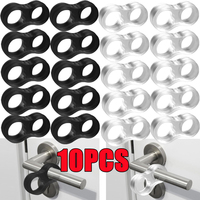 10-2PCS Door Stops Silicone Door Handle Buffer Wall Protection Door Knob Bumper Furniture Protected Crash Pads Shockproof Rings