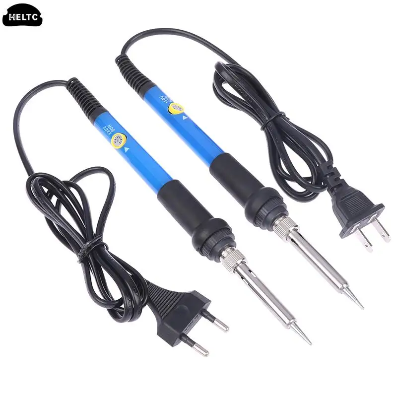 110V (US) / 220V (EU) Adjustable Temperature Electric Soldering Iron 60W Welding Solder Heating Nib Repair Tool 200-450 ℃