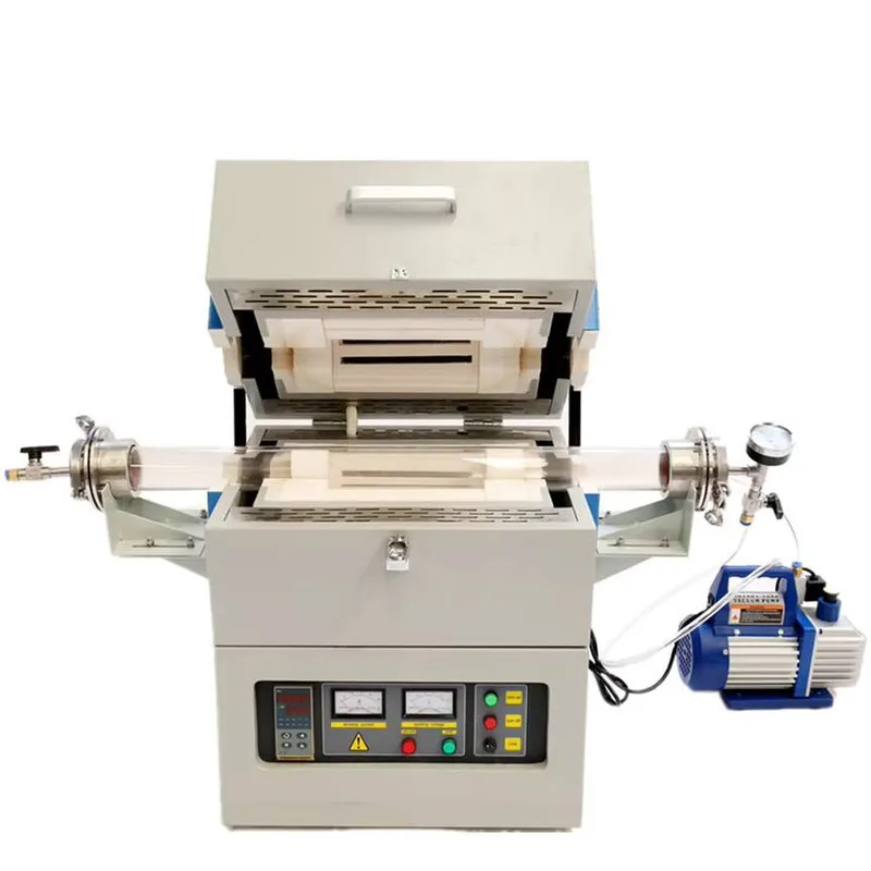 High Temperature 1200C - 1800C Vacuum Tubular Furnace with Multiple Tube Sizes