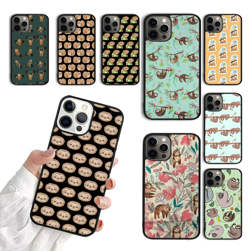 Sloth Animal Cute Phone Case For iPhone 15 16 SE2020 13 14 Pro Max 11 12 14 Pro Max 8 7 Plus 13 12 Mini Cover coque Fundas