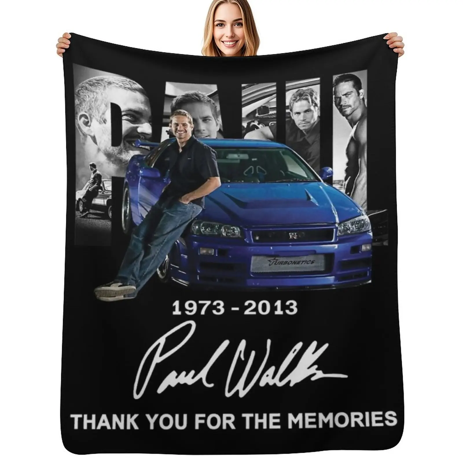 1973-2013: Remembering Páúl Wálkér and His Impact Throw Blanket Hairys for sofa Softest Tourist Flannels Bed covers Blankets