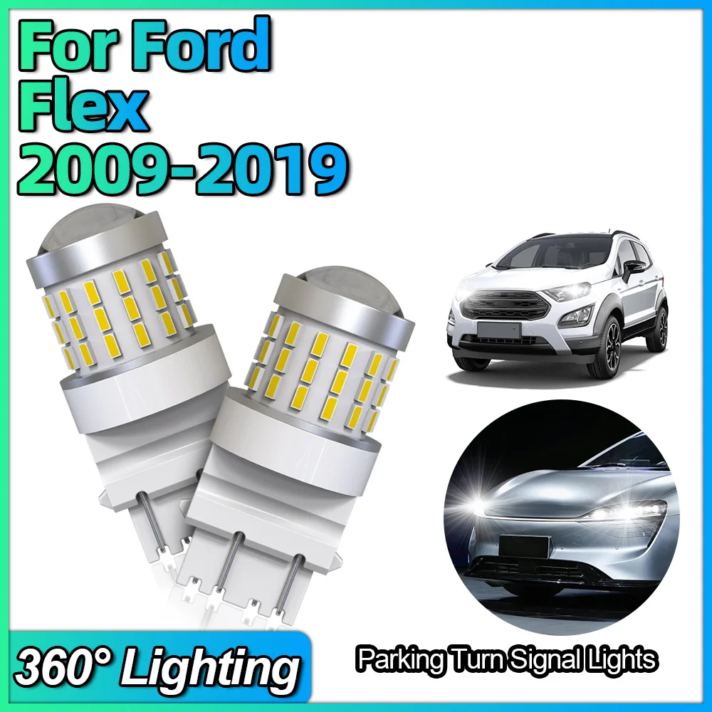 3157 LED Car Tail Bulb P27/7W T25 White Brake Reverse DRL Signal Light 12V For Ford Flex 2009 2010 2011 2012 2013 2014 2015-2019