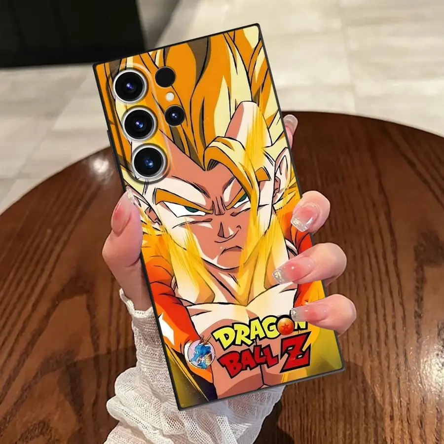 Dragon Ball Goku Blue DBZ Black Soft Phone Cover Case for Samsung Galaxy S25 Edge S21 FE S23 Ultra S20 S24 Plus